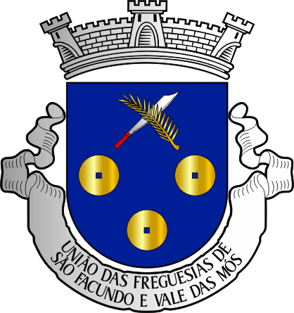 Brasão da União das freguesias de São Facundo e Vale das Mós - São Facundo and Vale das Mós civil parishes union coat-of-arms Brasão da União das freguesias de São Facundo e Vale das Mós - São Facundo and Vale das Mós civil parishes union coat-of-arms