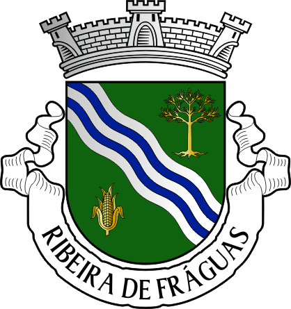 Brasão da freguesia de Ribeira de Fráguas - Ribeira de Fráguas civil parish, coat-of-arms