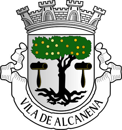 Brasão do Município de Alcanena - Alcanena municipal coat-of-arms Brasão do Município de Alcanena - Alcanena municipal coat-of-arms