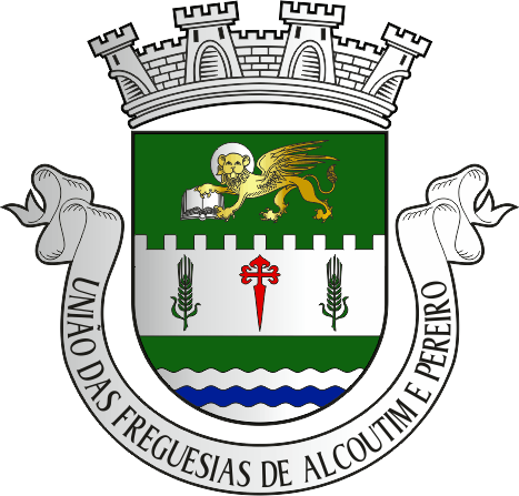 Brasão da União das freguesias de Alcoutim e Pereiro - Alcoutim and Pereiro civil parish union coat-of-arms Brasão da União das freguesias de Alcoutim e Pereiro - Alcoutim and Pereiro civil parish union coat-of-arms