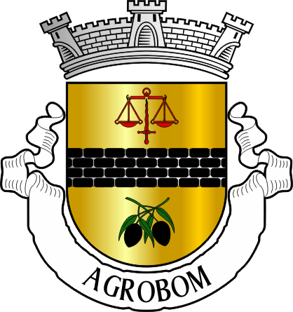 Brasão da antiga freguesia de Agrobom - Agrobom former civil parish, coat-of-arms Brasão da antiga freguesia de Agrobom - Agrobom former civil parish, coat-of-arms