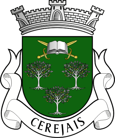 Brasão da freguesia de Cerejais - Cerejais civil parish, coat-of-arms Brasão da freguesia de Cerejais - Cerejais civil parish, coat-of-arms