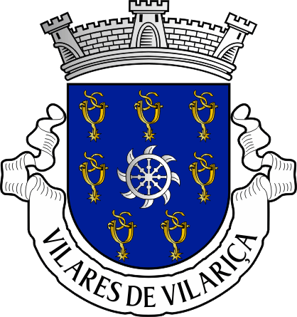 Brasão da freguesia de Vilares de Vilariça - Vilares de Vilariça civil parish, coat-of-arms Brasão da freguesia de Vilares de Vilariça - Vilares de Vilariça civil parish, coat-of-arms