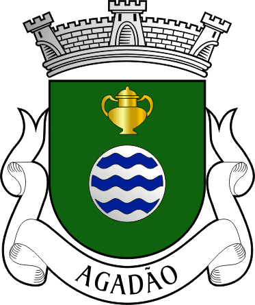 Brasão da antiga freguesia de Agadão - Agadão former civil parish, coat-of-arms Brasão da antiga freguesia de Agadão - Agadão former civil parish, coat-of-arms