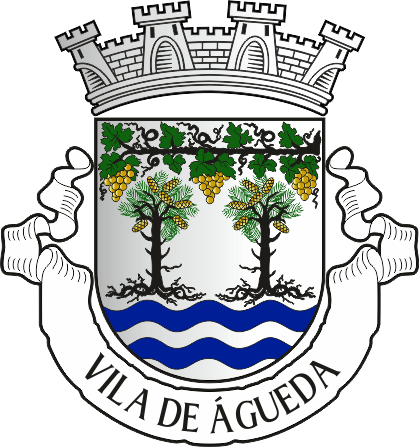 Brasão do Município de Águeda - Águeda municipal coat-of-arms Brasão do Município de Águeda - Águeda municipal coat-of-arms