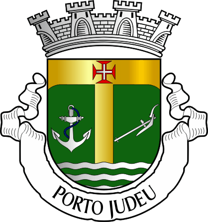 Brasão da freguesia de Porto Judeu - Porto Judeu civil parish, coat-of-arms Brasão da freguesia de Porto Judeu - Porto Judeu civil parish, coat-of-arms