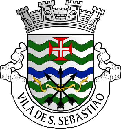 Brasão da freguesia de Vila de São Sebastião - Vila de São Sebastião civil parish, coat-of-arms Brasão da freguesia de Vila de São Sebastião - Vila de São Sebastião civil parish, coat-of-arms