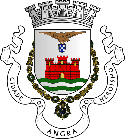 Brasão do Município de Angra do Heroísmo - Angra do Heroísmo municipal coat-of-arms