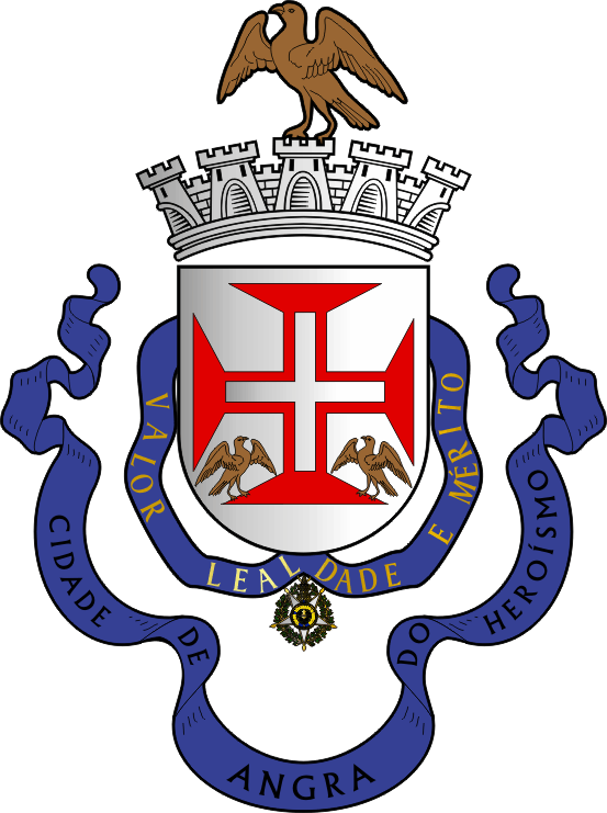 Brasão do Município de Angra do Heroísmo - Angra do Heroísmo municipal coat-of-arms