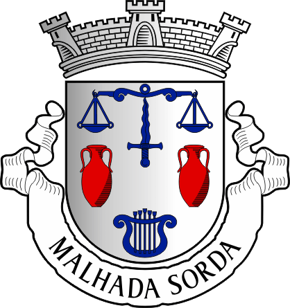 Brasão da freguesia de Malhada Sorda - Malhada Sorda civil parish, coat-of-arms Brasão da freguesia de Malhada Sorda - Malhada Sorda civil parish, coat-of-arms