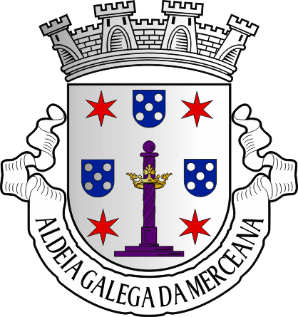 Brasão da antiga freguesia de Aldeia Galega da Merceana - Aldeia Galega da Merceana former civil parish, coat-of-arms Brasão da antiga freguesia de Aldeia Galega da Merceana - Aldeia Galega da Merceana former civil parish, coat-of-arms