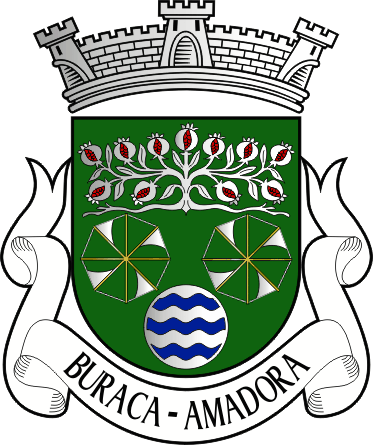 Brasão da antiga freguesia da Buraca - Buraca former civil parish, coat-of-arms Brasão da antiga freguesia da Buraca - Buraca former civil parish, coat-of-arms