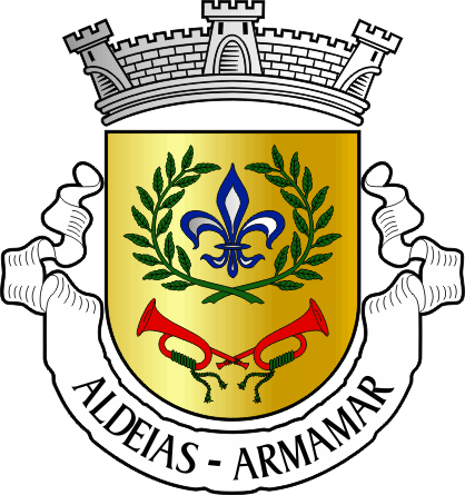 Brasão da freguesia de Aldeias - Aldeias civil parish, coat-of-arms Brasão da freguesia de Aldeias - Aldeias civil parish, coat-of-arms
