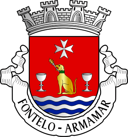 Brasão da freguesia de Fontelo - Fontelo civil parish, coat-of-arms Brasão da freguesia de Fontelo - Fontelo civil parish, coat-of-arms