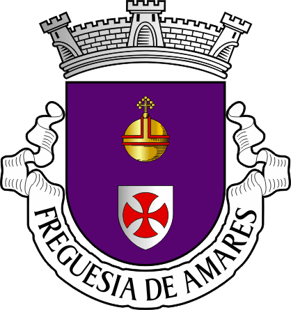 Brasão da antiga freguesia de Amares - Amares former civil parish, coat-of-arms