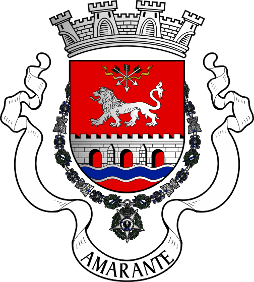 Brasão do Município de Amarante - Amarante municipal coat-of-arms Brasão do Município de Amarante - Amarante municipal coat-of-arms