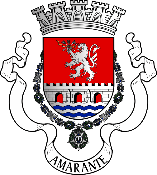 Brasão do Município de Amarante - Amarante municipal coat-of-arms Brasão do Município de Amarante - Amarante municipal coat-of-arms