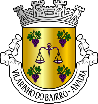 Brasão da freguesia de Vilarinho do Bairro - Vilarinho do Bairro civil parish, coat-of-arms Brasão da freguesia de Vilarinho do Bairro - Vilarinho do Bairro civil parish, coat-of-arms