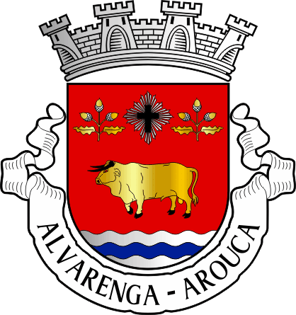 Brasão da freguesia de Alvarenga - Alvarenga civil parish, coat-of-arms Brasão da freguesia de Alvarenga - Alvarenga civil parish, coat-of-arms
