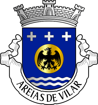 Brasão da antiga freguesia de Areias de Vilar - Areias de Vilar former civil parish, coat-of-arms Brasão da antiga freguesia de Areias de Vilar - Areias de Vilar former civil parish, coat-of-arms