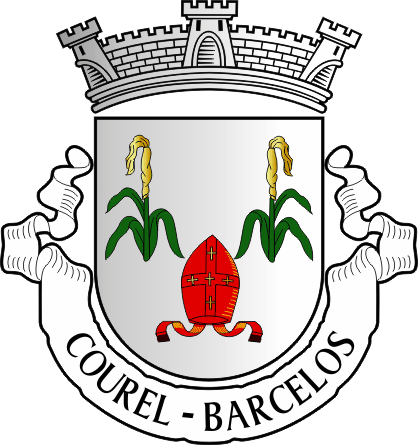 Brasão da antiga freguesia de Courel - Courel former civil parish, coat-of-arms