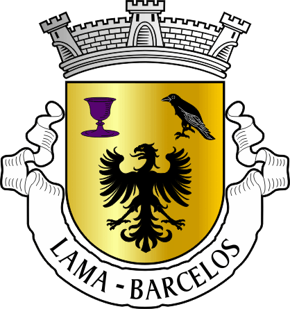 Brasão da freguesia de Lama - Lama civil parish, coat-of-arms