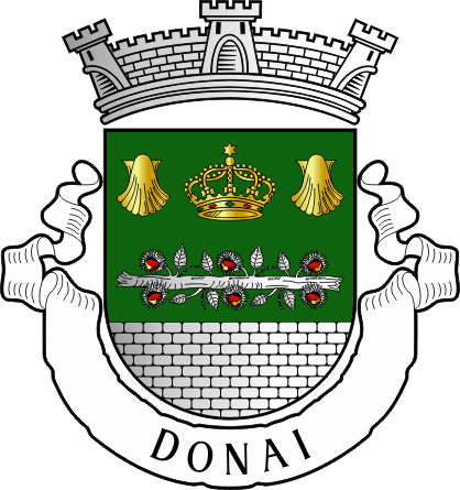 Brasão da freguesia de Donai - Donai civil parish, coat-of-arms Brasão da freguesia de Donai - Donai civil parish, coat-of-arms