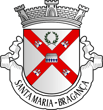Brasão da antiga freguesia da Bragança (Santa Maria) - Bragança (Santa Maria) former civil parish, coat-of-arms Brasão da antiga freguesia da Bragança (Santa Maria) - Bragança (Santa Maria) former civil parish, coat-of-arms