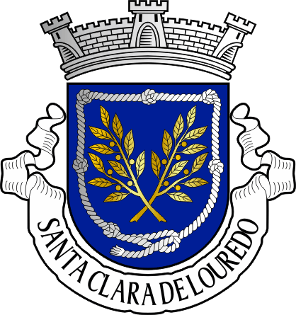 Brasão da freguesia de Santa Clara de Louredo - Santa Clara de Louredo civil parish, coat-of-arms Brasão da freguesia de Santa Clara de Louredo - Santa Clara de Louredo civil parish, coat-of-arms