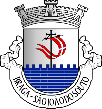 Brasão da antiga freguesia de Braga (São João do Souto) - Braga (São João do Souto) former civil parish, coat-of-arms Brasão da antiga freguesia de Braga (São João do Souto) - Braga (São João do Souto) former civil parish, coat-of-arms