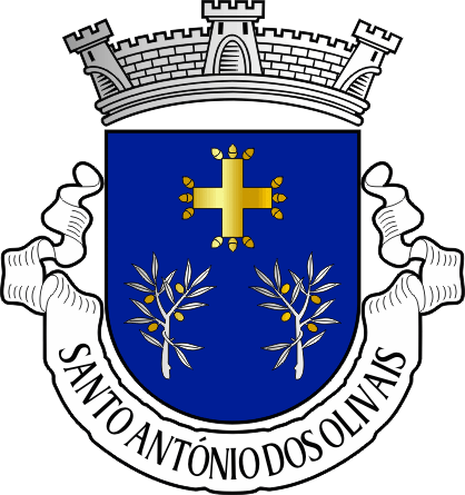 Brasão da freguesia de Santo António dos Olivais - Santo António dos Olivais civil parish, coat-of-arms Brasão da freguesia de Santo António dos Olivais - Santo António dos Olivais civil parish, coat-of-arms