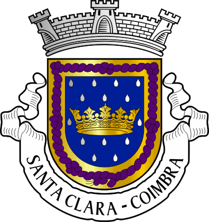 Brasão da antiga freguesia de Santa Clara - Santa Clara former civil parish, coat-of-arms Brasão da antiga freguesia de Santa Clara - Santa Clara former civil parish, coat-of-arms