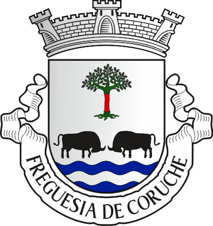 Brasão da antiga freguesia de Coruche - Coruche former civil parish, coat-of-arms Brasão da antiga freguesia de Coruche - Coruche former civil parish, coat-of-arms