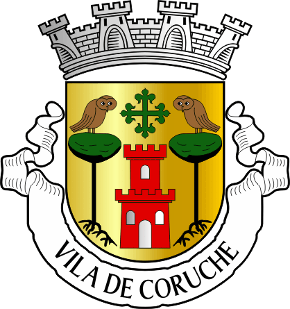 Brasão do Município de Coruche - Coruche municipal coat-of-arms Brasão do Município de Coruche - Coruche municipal coat-of-arms