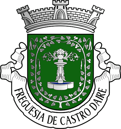 Brasão da freguesia de Castro Daire - Castro Daire civil parish, coat-of-arms Brasão da freguesia de Castro Daire - Castro Daire civil parish, coat-of-arms