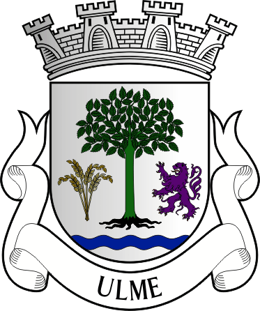 Brasão da freguesia de Ulme - Ulme civil parish, coat-of-arms Brasão da freguesia de Ulme - Ulme civil parish, coat-of-arms