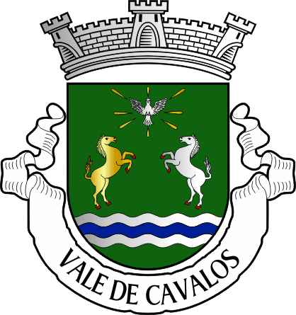 Brasão da freguesia de Vale de Cavalos - Vale de Cavalos civil parish, coat-of-arms Brasão da freguesia de Vale de Cavalos - Vale de Cavalos civil parish, coat-of-arms