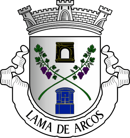 Brasão da freguesia de Lama de Arcos - Lama de Arcos civil parish, coat-of-arms