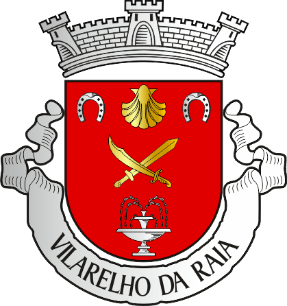 Brasão da freguesia de Vilarelho da Raia - Vilarelho da Raia civil parish coat-of-arms Brasão da freguesia de Vilarelho da Raia - Vilarelho da Raia civil parish coat-of-arms