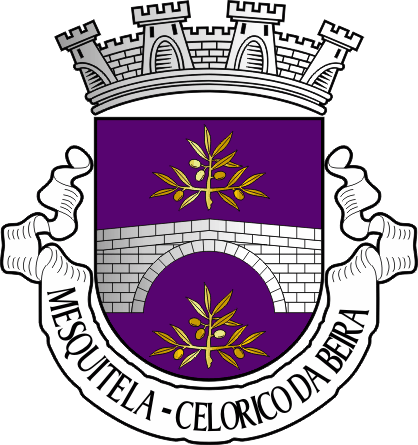 Brasão da freguesia de Mesquitela - Mesquitela civil parish, coat-of-arms Brasão da freguesia de Mesquitela - Mesquitela civil parish, coat-of-arms