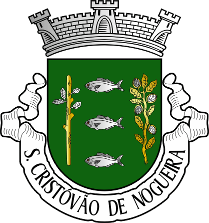 Brasão da freguesia de São Cristóvão de Nogueira - São Cristóvão de Nogueira civil parish, coat-of-arms Brasão da freguesia de São Cristóvão de Nogueira - São Cristóvão de Nogueira civil parish, coat-of-arms