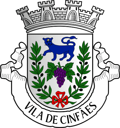 Brasão do Município de Cinfães - Cinfães municipal coat-of-arms Brasão do Município de Cinfães - Cinfães municipal coat-of-arms