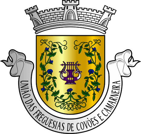 Brasão da União das freguesias de Covões e Camarneira - Covões and Camarneira civil parishes union coat-of-arms Brasão da União das freguesias de Covões e Camarneira - Covões and Camarneira civil parishes union coat-of-arms