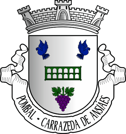 Brasão da freguesia de Pombal - Pombal civil parish, coat-of-arms Brasão da freguesia de Pombal - Pombal civil parish, coat-of-arms