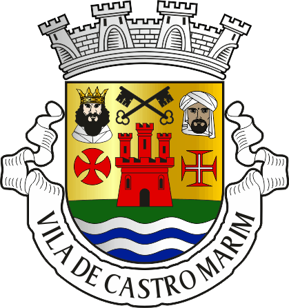 Brasão do Município de Castro Marim - Castro Marim municipal coat-of-arms Brasão do Município de Castro Marim - Castro Marim municipal coat-of-arms