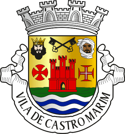 Brasão do Município de Castro Marim - Castro Marim municipal coat-of-arms Brasão do Município de Castro Marim - Castro Marim municipal coat-of-arms