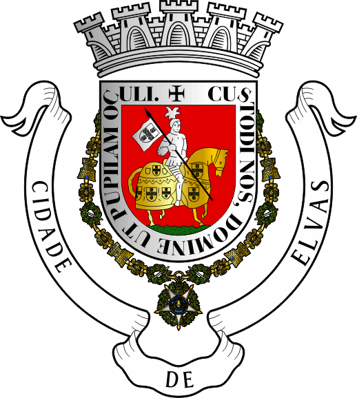 Brasão do Município de Elvas - Elvas municipal coat-of-arms Brasão do Município de Elvas - Elvas municipal coat-of-arms