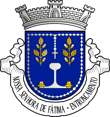 Brasão da freguesia de Nossa Senhora de Fátima - Nossa Senhora de Fátima civil parish, coat-of-arms Brasão da freguesia de Nossa Senhora de Fátima - Nossa Senhora de Fátima civil parish, coat-of-arms