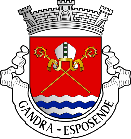 Brasão da antiga freguesia de Gandra - Gandra former civil parish, coat-of-arms Brasão da antiga freguesia de Gandra - Gandra former civil parish, coat-of-arms