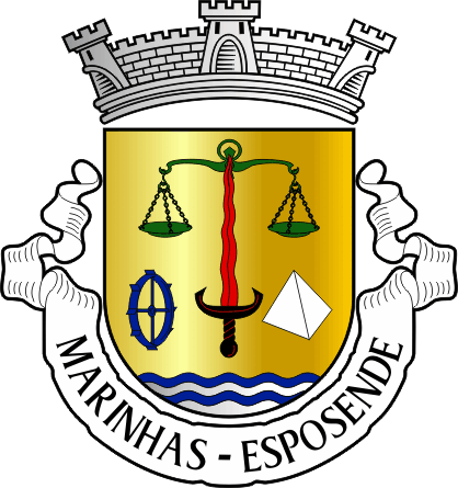 Brasão da antiga freguesia de Marinhas - Marinhas former civil parish, coat-of-arms Brasão da antiga freguesia de Marinhas - Marinhas former civil parish, coat-of-arms